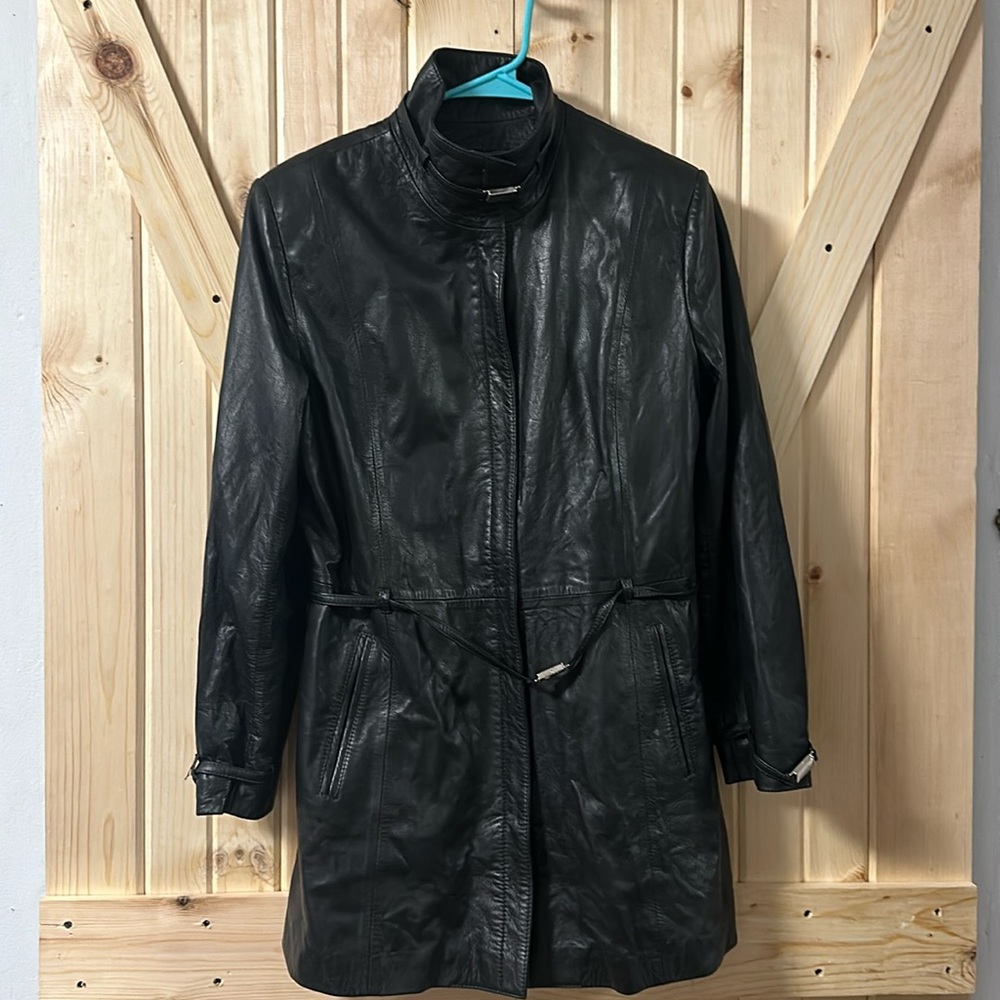 Vintage sulsona pell leather jacket